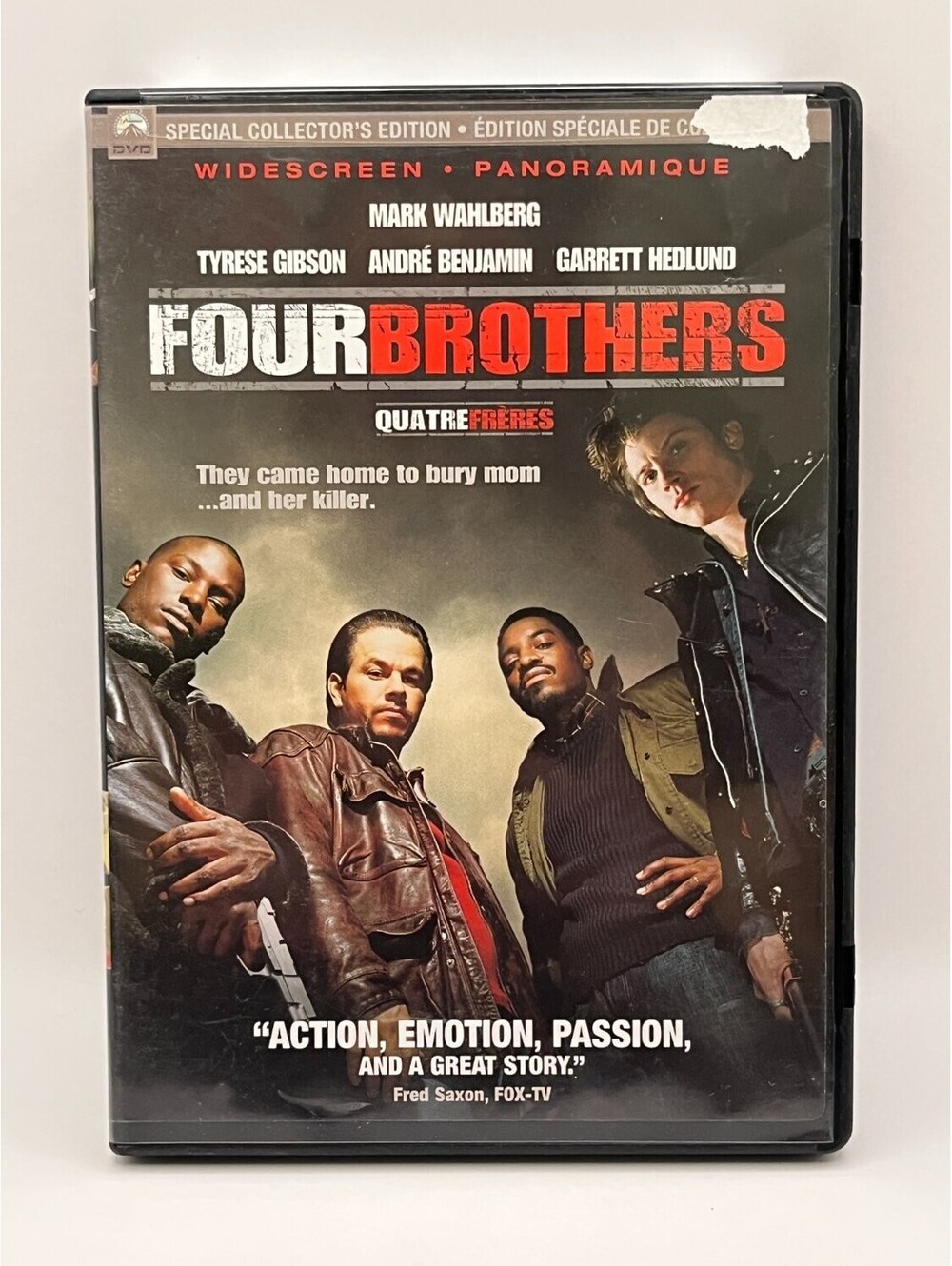 Four Brothers DVD Special Collector's Edition Mark Wahlberg Action Region 1